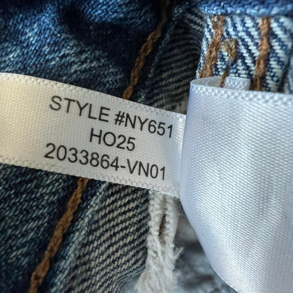 Madewell Curvy Darted Barrel Leg Jean 32 Blue - Picture 13 of 13